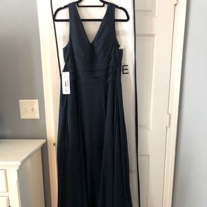 Azazie Bianca Dress in Dark Navy - Size A10